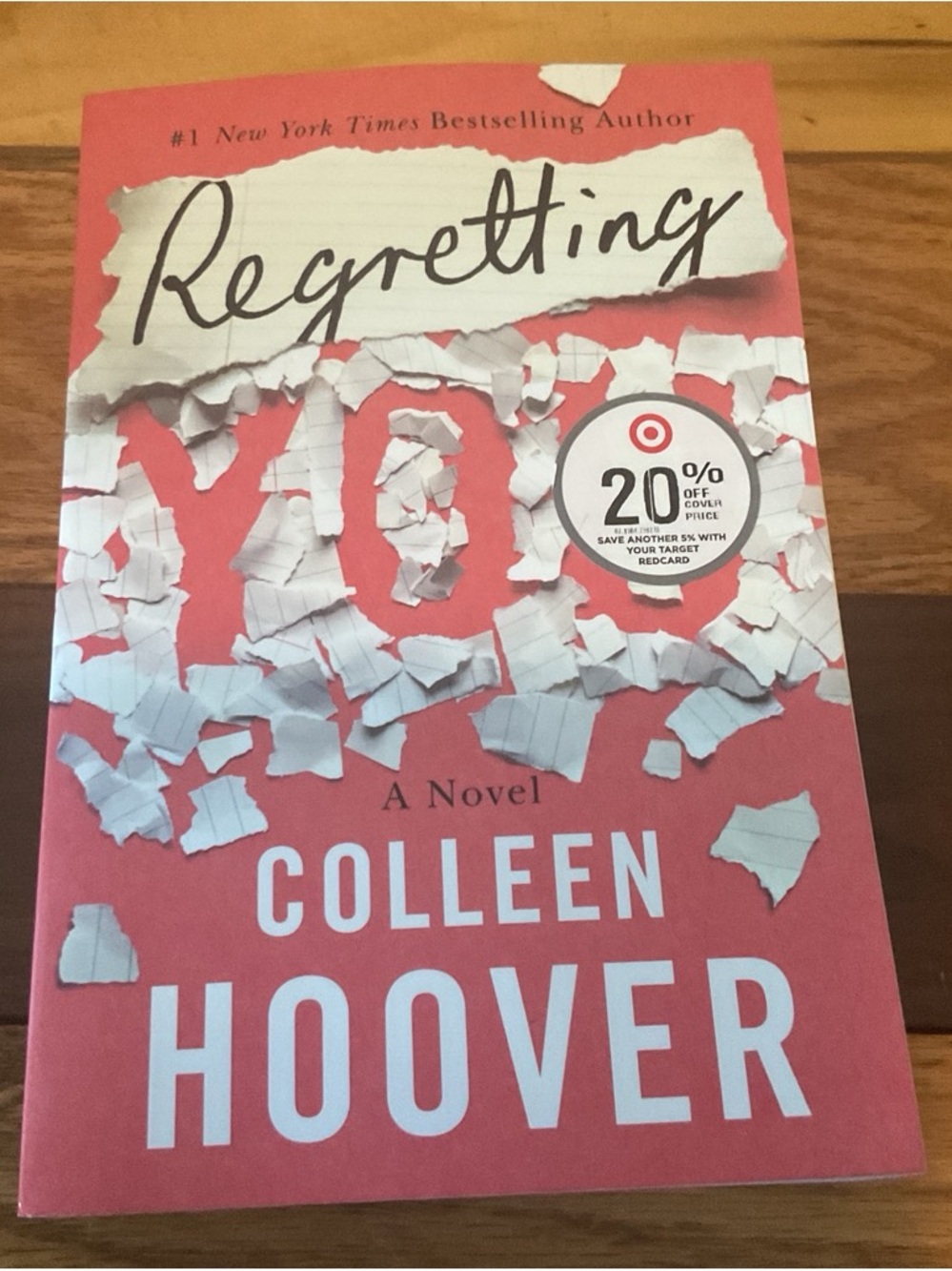 Regretting You Paperback Novel - Pink Cover